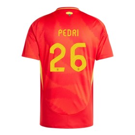 Camiseta de fútbol España Pedri 26 1ª equipación Euro 2024